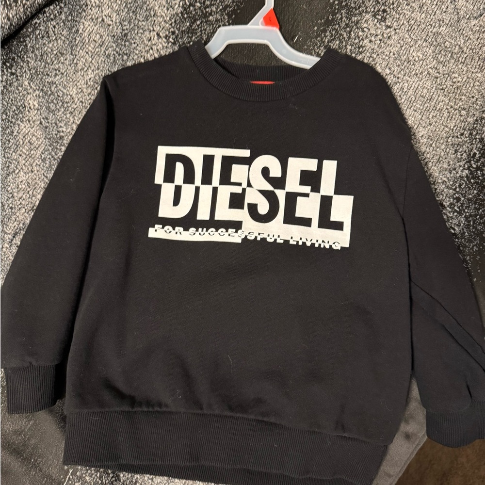 Diesel Men's Black Crewneck Sweater